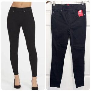NWT Spanx Ankle Skinny Jeans in Clean Black Size XS P Brand New with Tags